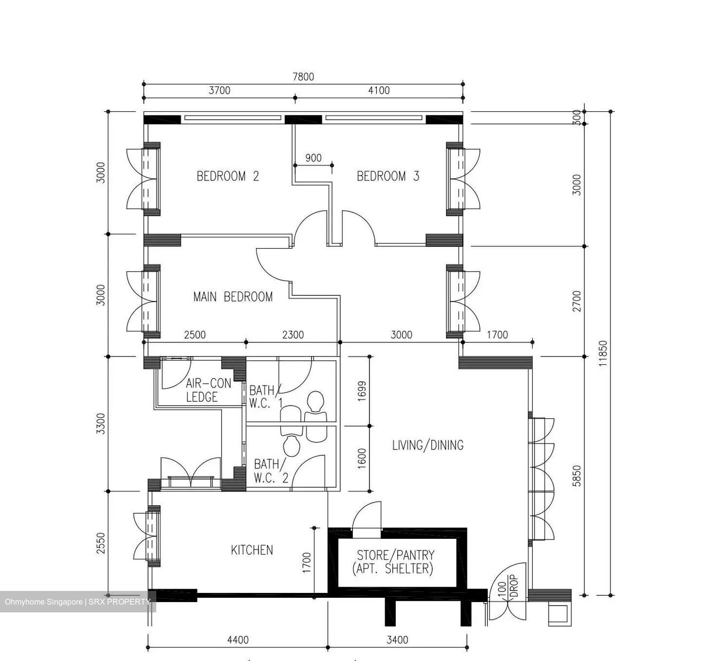 Blk 185D Rivervale Gateway (Sengkang), HDB 4 Rooms #552364011